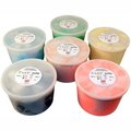 Fabrication Enterprises Puff LiTE Color-Coded Exercise Putty, 1600cc, Set of 6 10-1446